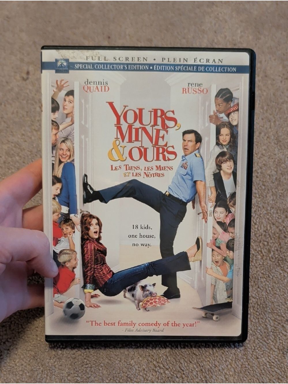 💜 5/$20 Yours, Mine & Ours DVD - White & Red Cover